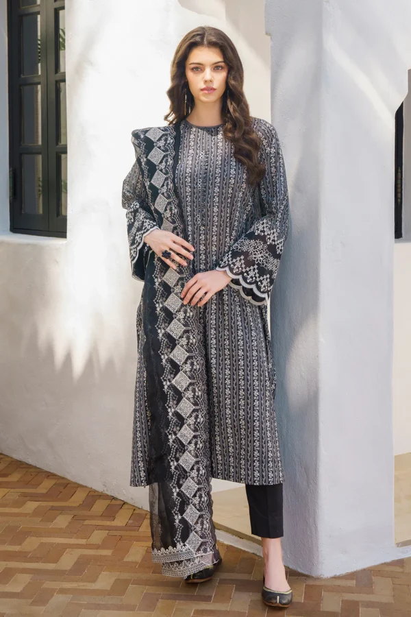 Baroque Stitched PRINTED LAWN UF-573