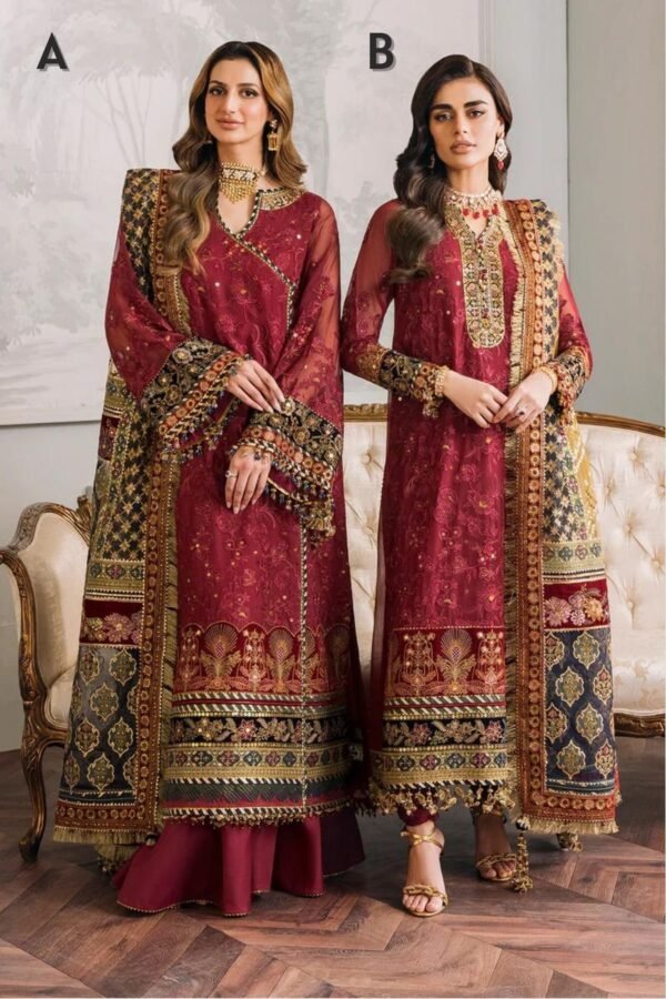 BAROQUE EMBROIDERED CHIFFON CH12-07