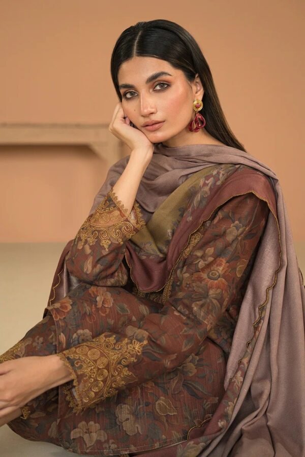 BAROQUE DIGITAL PRINTED VISCOSE KHADDAR UF-481 - Image 3