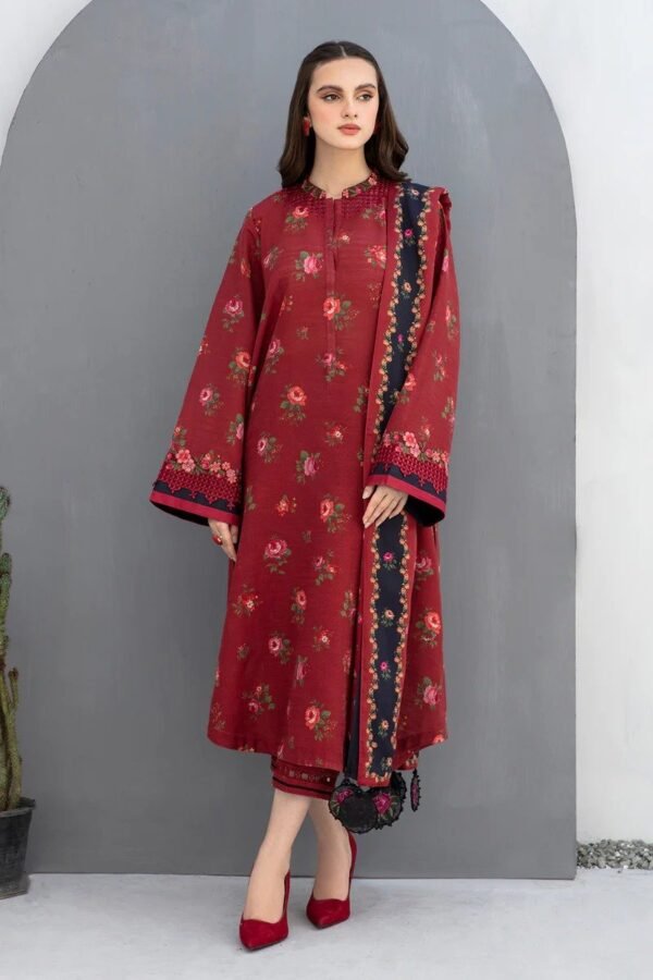BAROQUE DIGITAL PRINTED VISCOSE KHADDAR UF-457