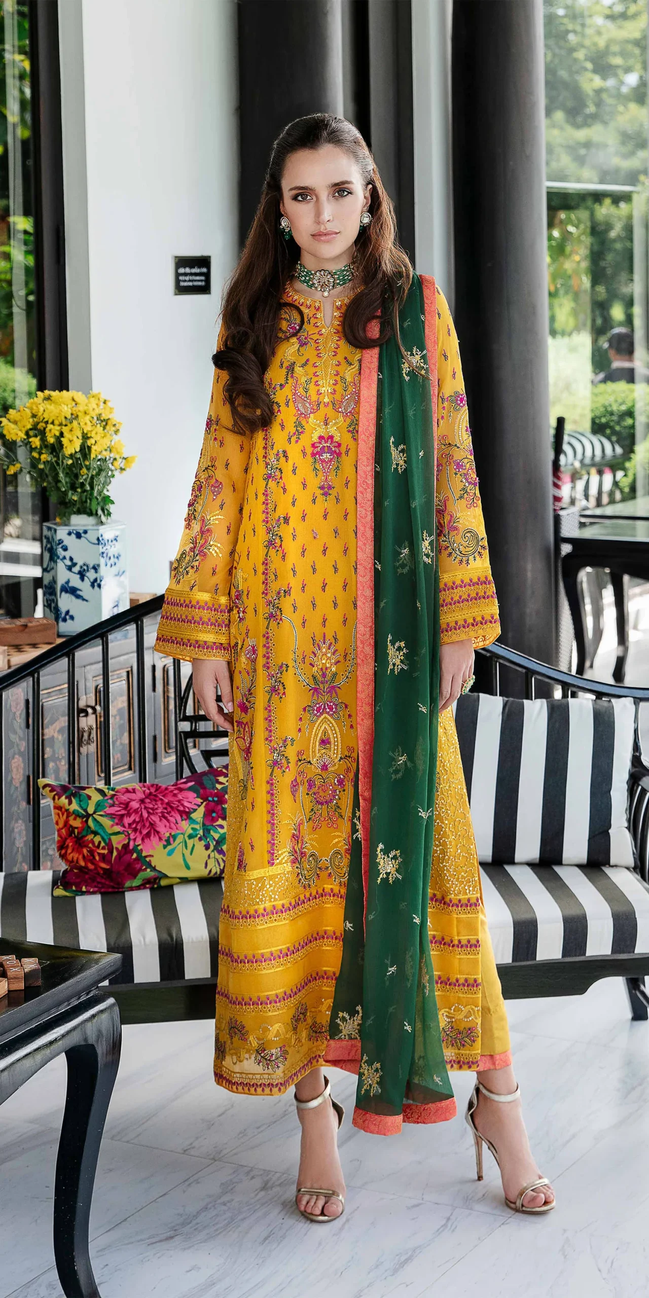 Freesia Stitched Ariya AISHA - FW23-504