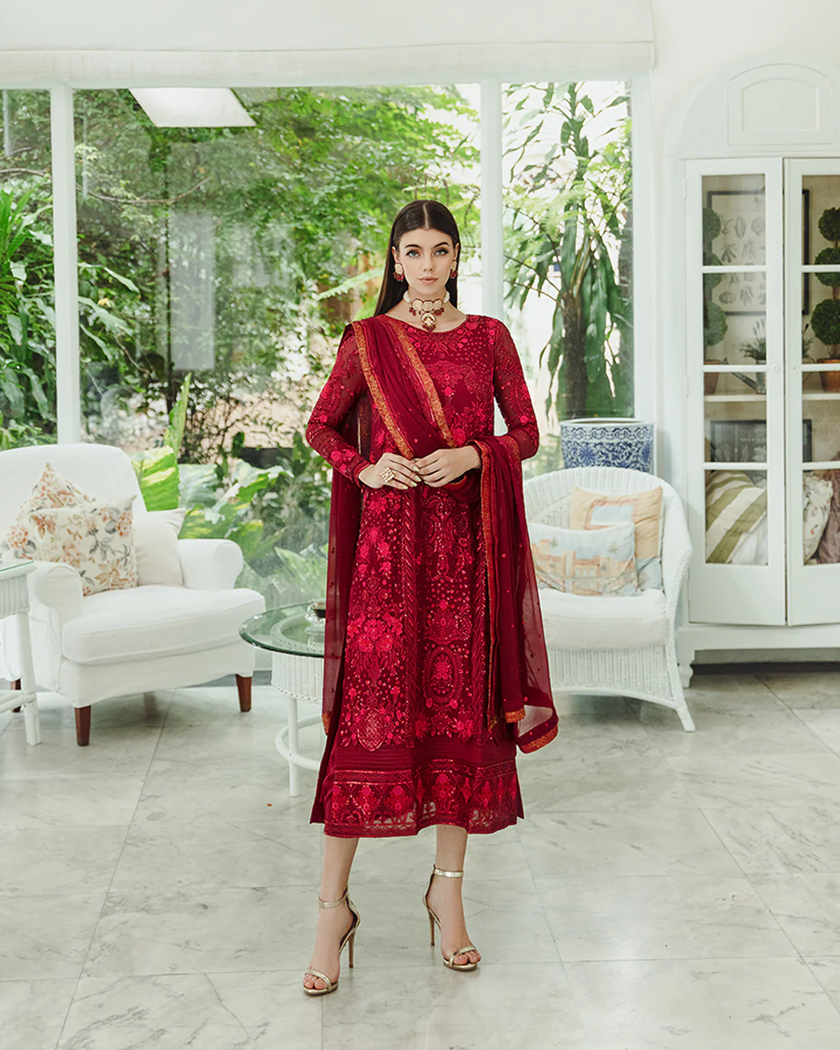 Freesia Stitched Ariya SHADI (SW23-506)