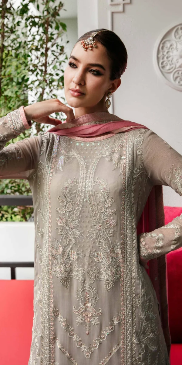 Freesia  Stitched Ariya HUDA - FW23-505 - Image 2