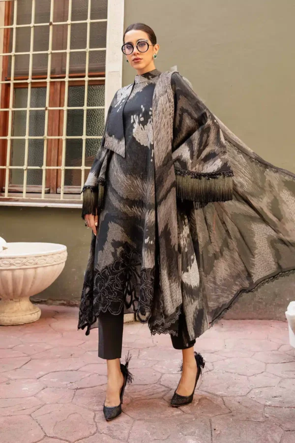 Maria B Stitched  Printed Cambric Suit