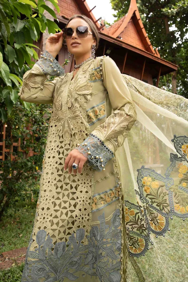 Maria B Stitched SUIT | EID LAWN - Image 5