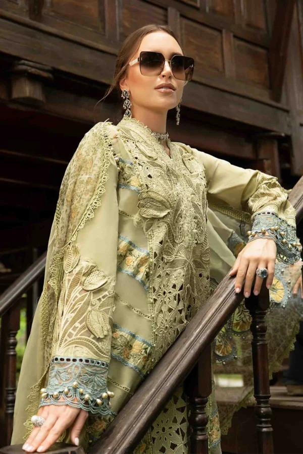 Maria B Stitched SUIT | EID LAWN - Image 3