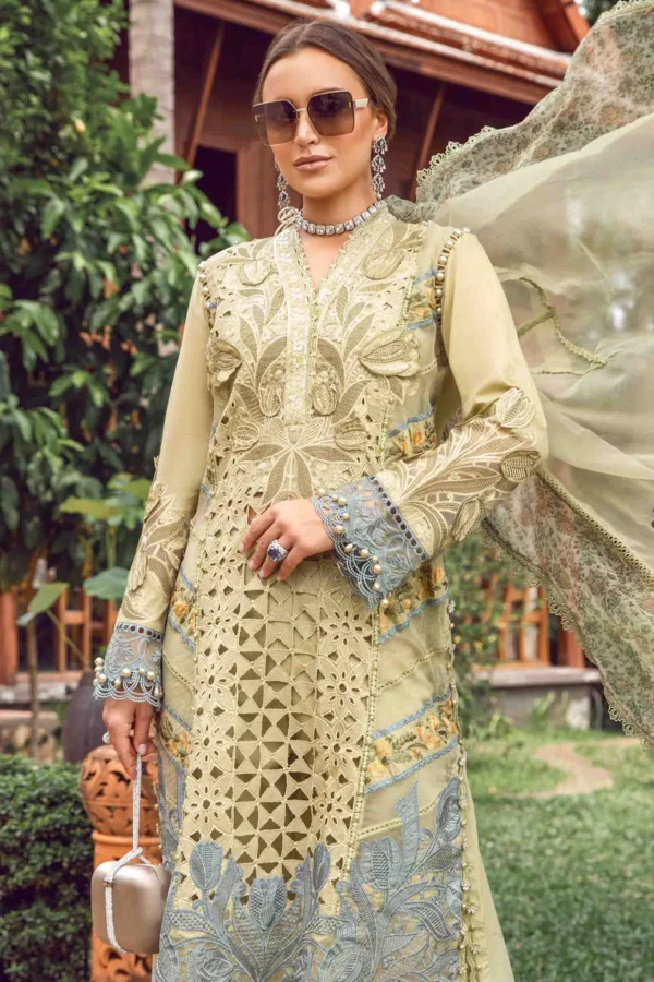 Maria B Stitched SUIT | EID LAWN - Image 6