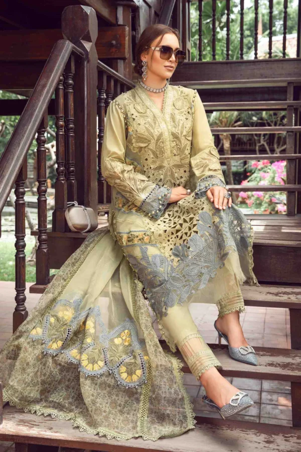 Maria B Stitched SUIT | EID LAWN - Image 2