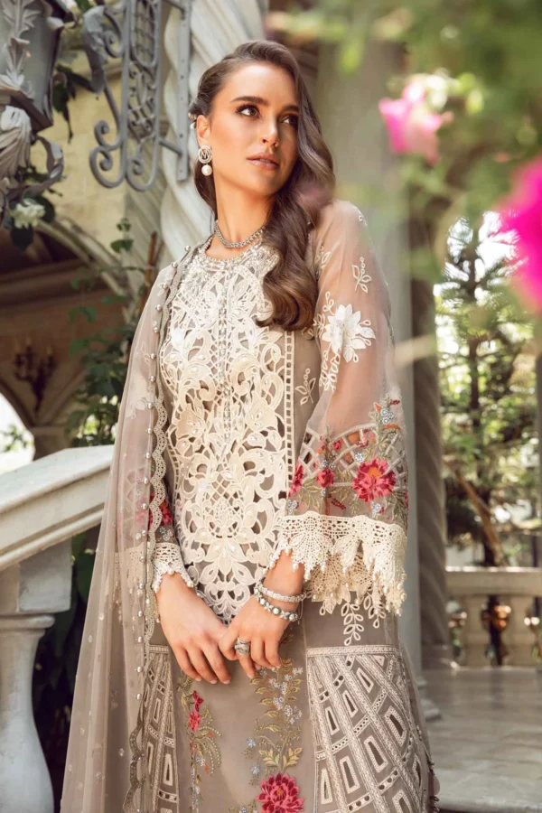 Maria B Stitched SUIT | EID LAWN - Image 5