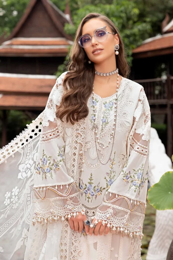Maria B Stitched SUIT | EID LAWN - Image 3