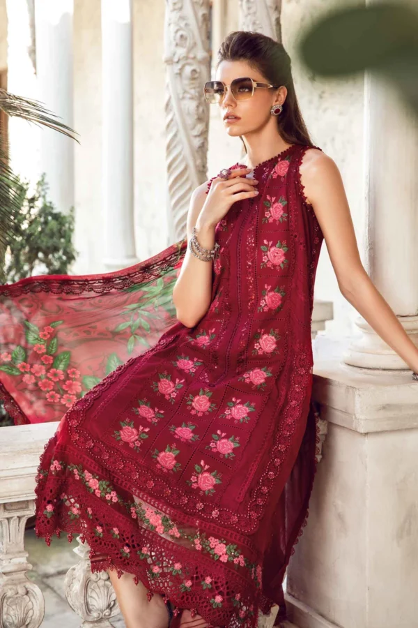 Maria B Stitched SUIT | EID LAWN - Image 3
