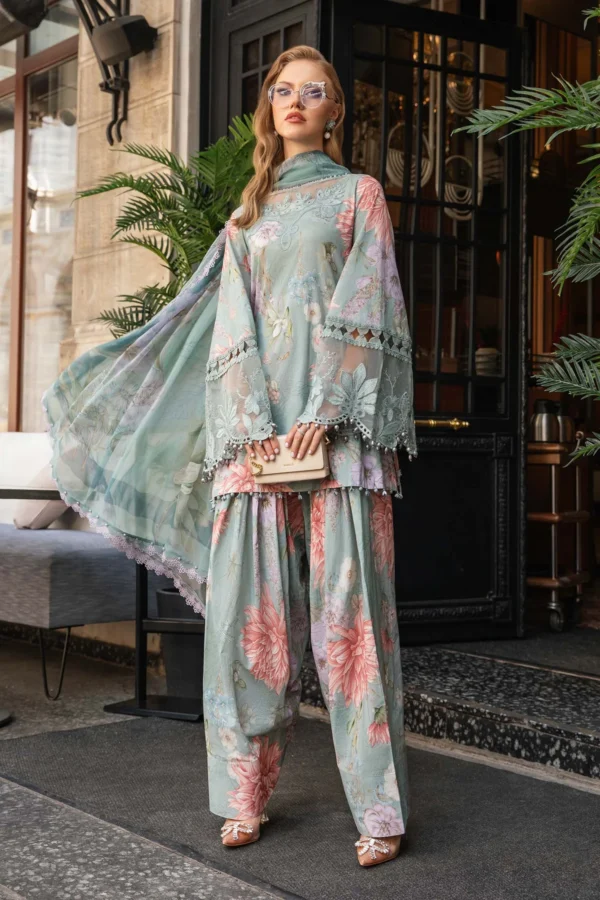 Maria B Stitched Printed Cambric Suit