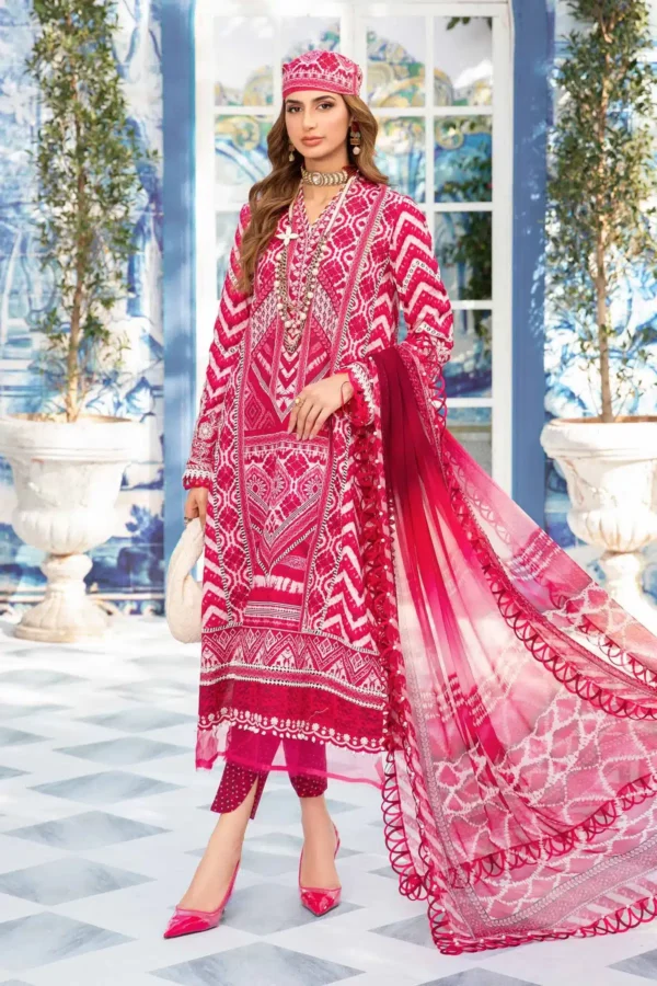 Maria B Stitched Printed Suit | MPT-2208-A