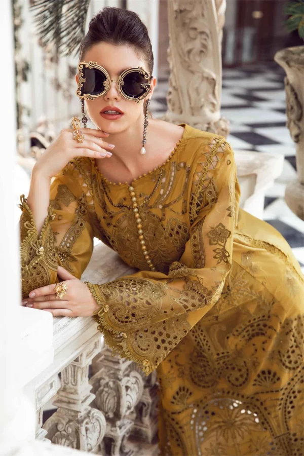 Maria B Stitched SUIT | EID LAWN - Image 5