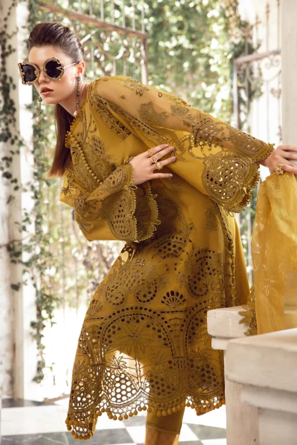 Maria B Stitched SUIT | EID LAWN - Image 4
