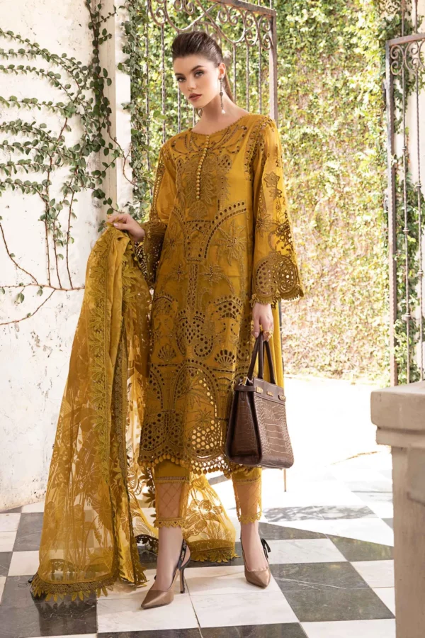 Maria B Stitched SUIT | EID LAWN - Image 3