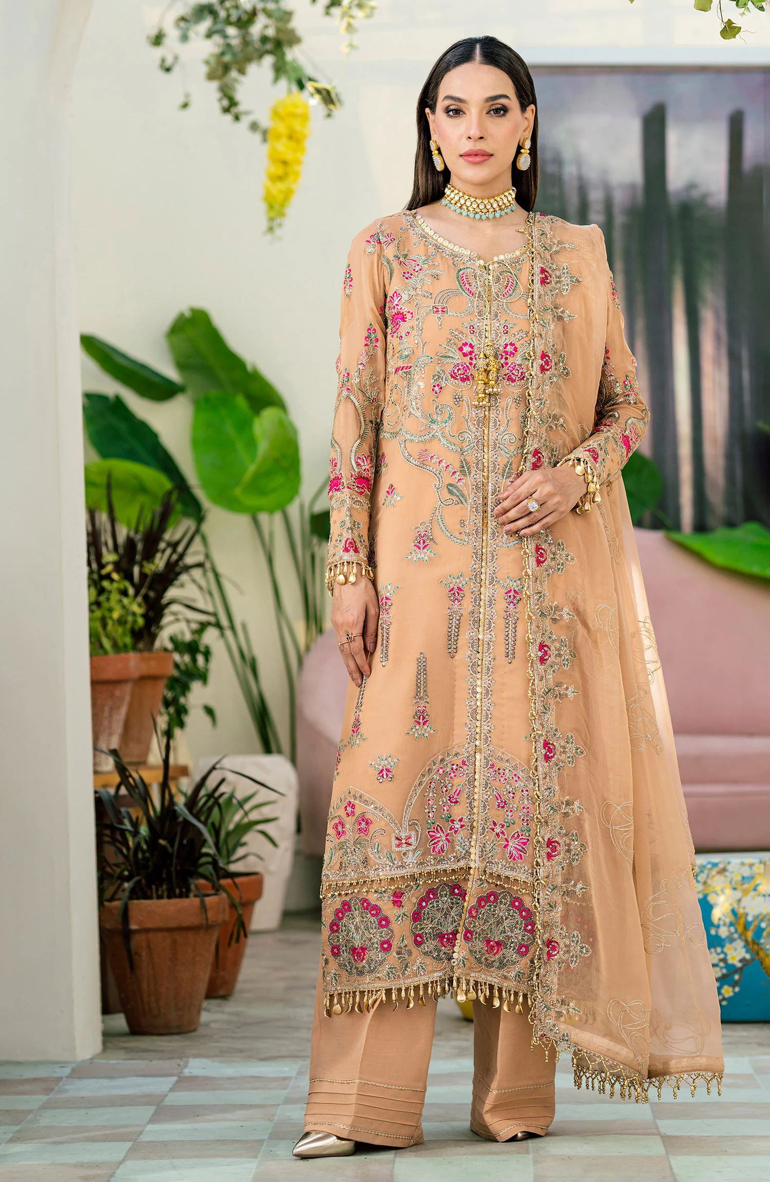 Maryum n Maria Stitched Formal Dress - Amira (SFG-0014)