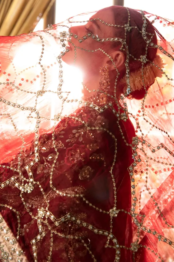 Maria B Stitched EMBROIDERED SUIT - Image 5
