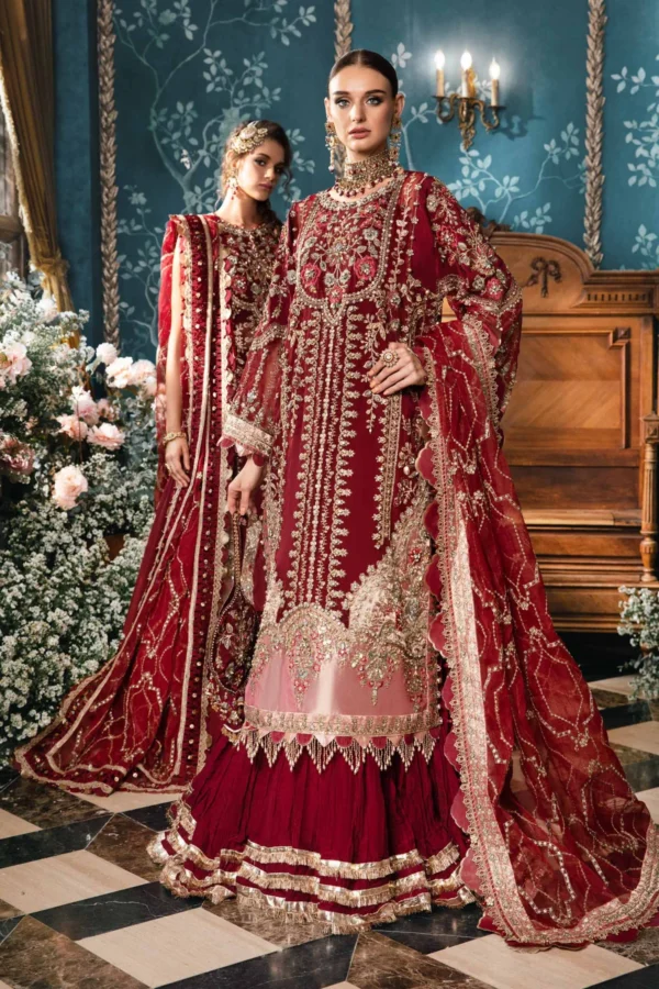 Maria B Stitched EMBROIDERED SUIT - Image 2