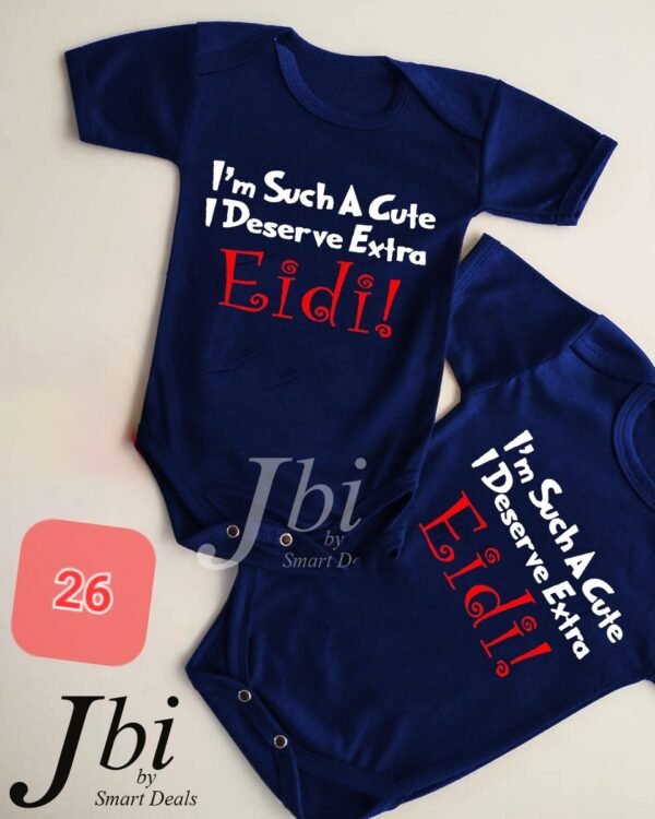 EID BABY ROMPERS(8+ Designs) - Image 27