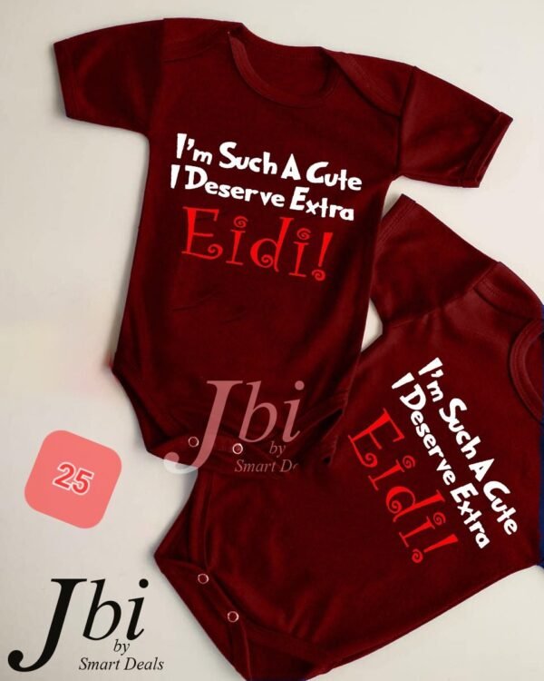 EID BABY ROMPERS(8+ Designs) - Image 26