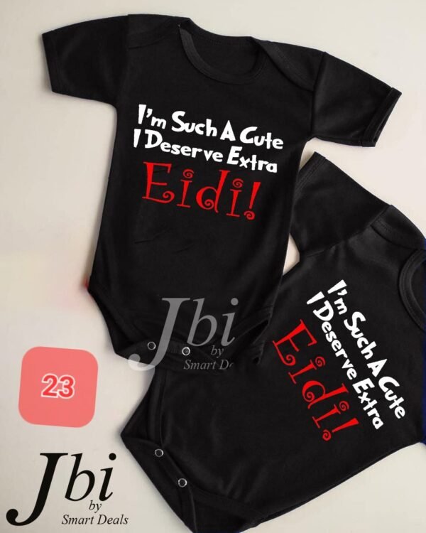 EID BABY ROMPERS(8+ Designs) - Image 25