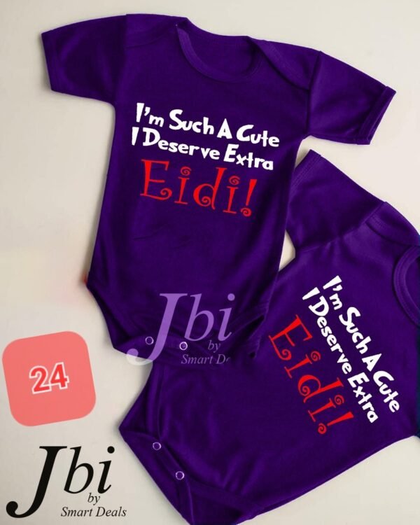 EID BABY ROMPERS(8+ Designs) - Image 20