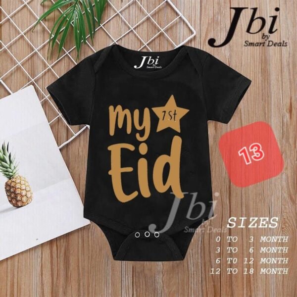 EID BABY ROMPERS(8+ Designs)