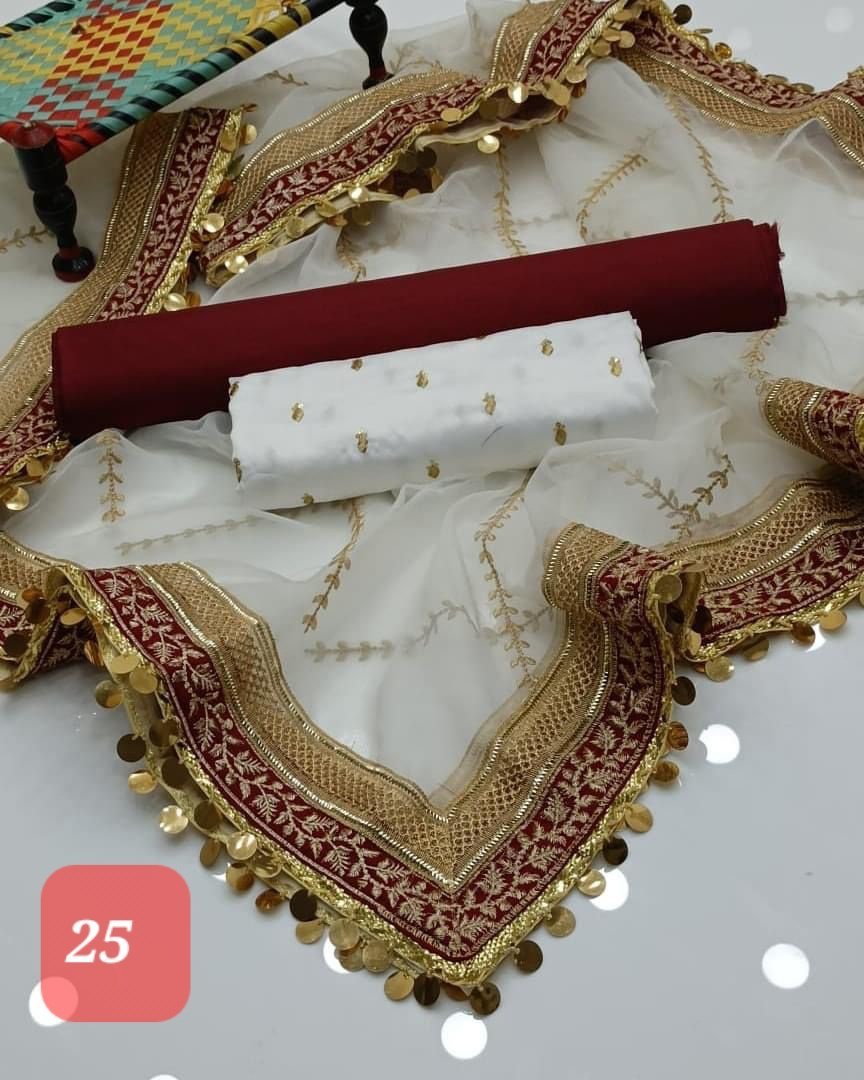 Organza sequence embroidery with shamoze silk - Image 25