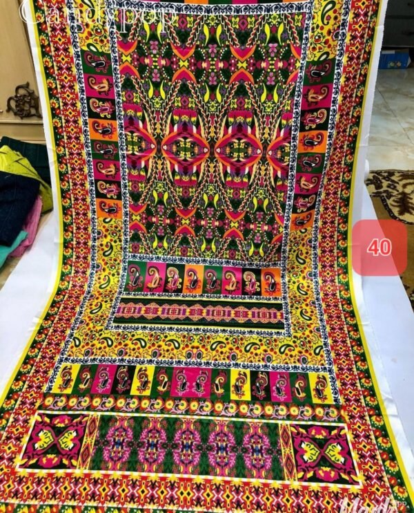 Shamoze silk digital print duppata 48+ designs - Image 41
