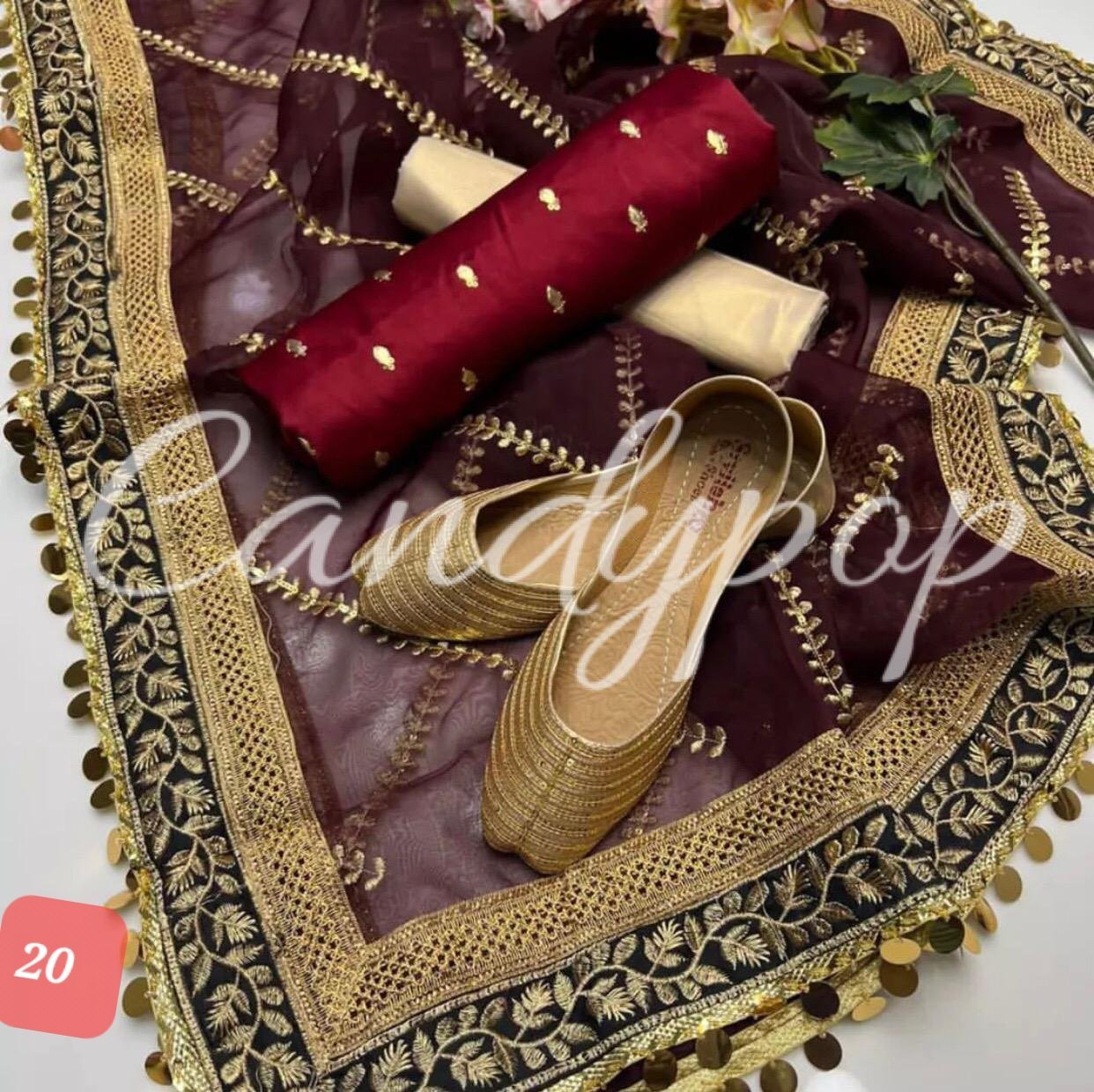 Organza sequence embroidery with shamoze silk - Image 20