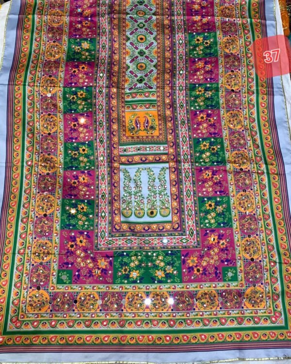 Shamoze silk digital print duppata 48+ designs - Image 38