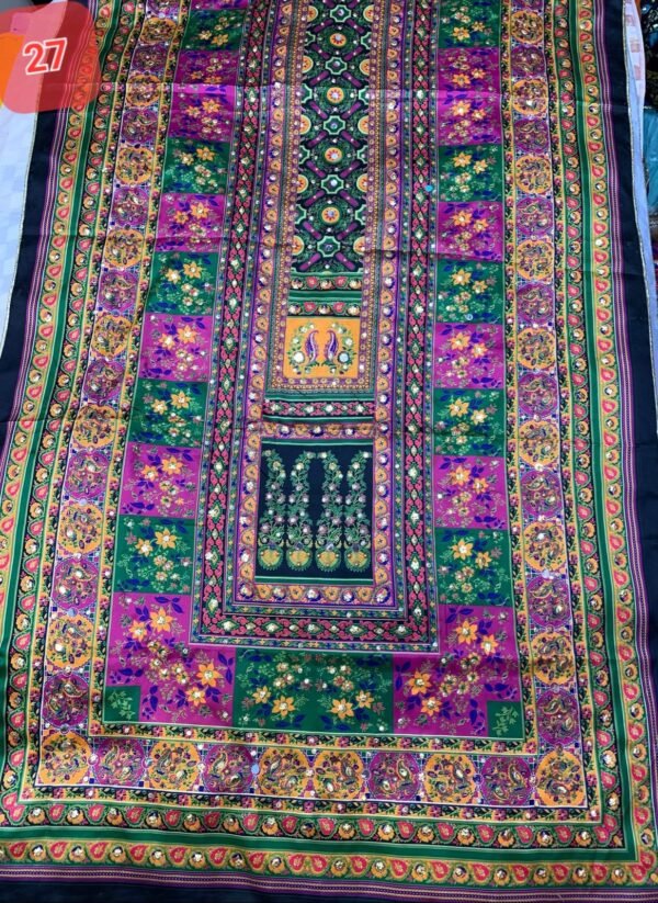 Shamoze silk digital print duppata 48+ designs - Image 29