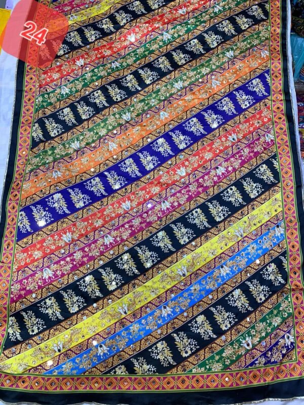 Shamoze silk digital print duppata 48+ designs - Image 26