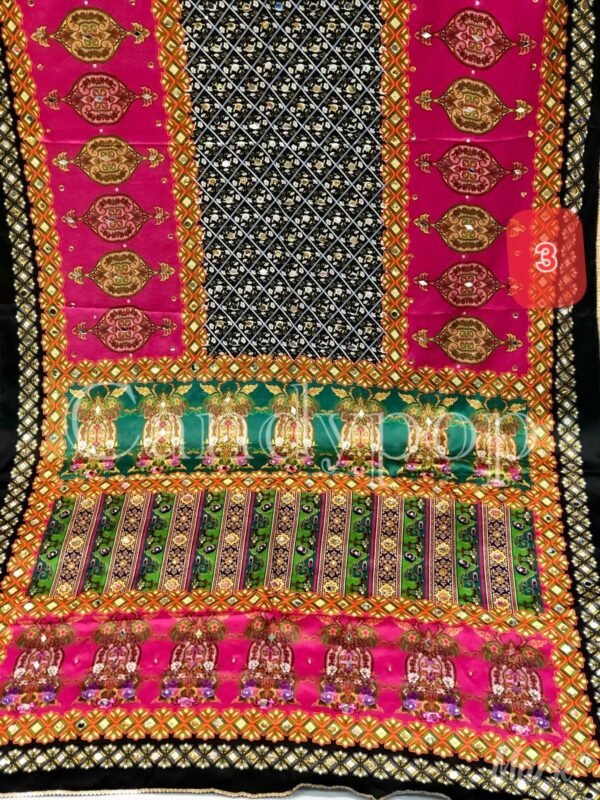 Shamoze silk digital print duppata 48+ designs - Image 4