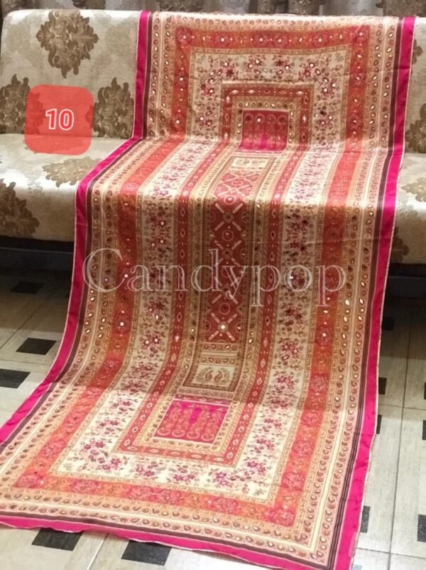 Shamoze silk digital print duppata 48+ designs - Image 11