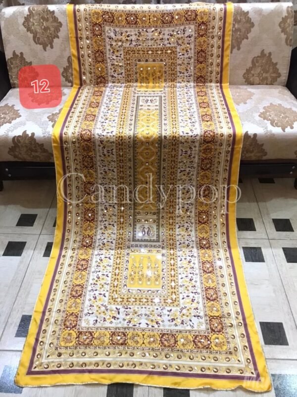 Shamoze silk digital print duppata 48+ designs - Image 13