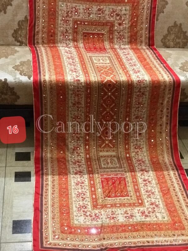 Shamoze silk digital print duppata 48+ designs - Image 18