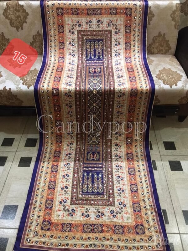 Shamoze silk digital print duppata 48+ designs - Image 17