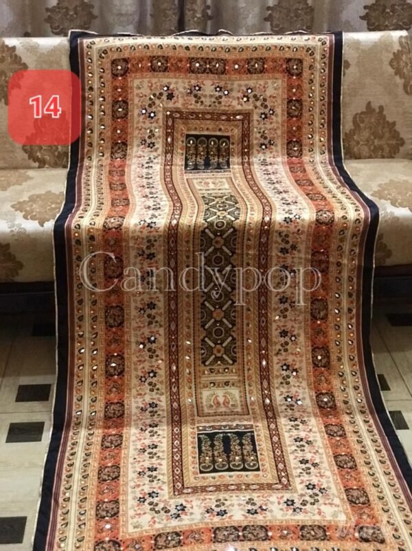 Shamoze silk digital print duppata 48+ designs - Image 16