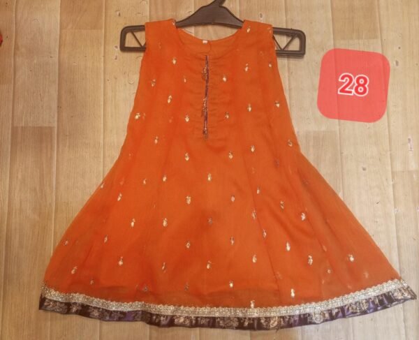Girls 3PC Frocks With Trousers(48 Designs) - Image 23