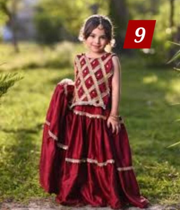 Mommy &Me 3PC Bareeza Lawn Gota Dresses. - Image 10