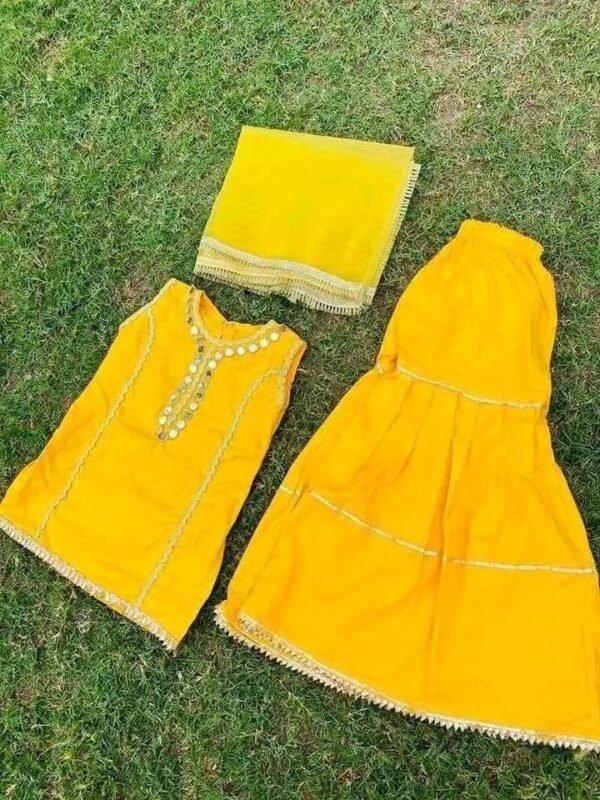 Mommy & me 3PC Gota Gharara dress. - Image 2