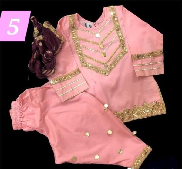 Mommy &Me 3PC Bareeza Lawn Gota Dresses. - Image 6