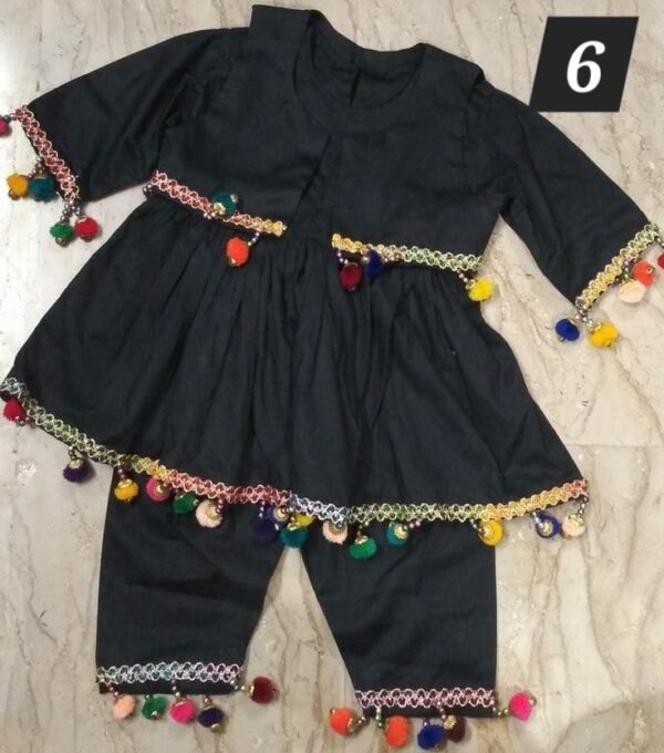 Mommy &Me 3PC Bareeza Lawn Gota Dresses. - Image 7