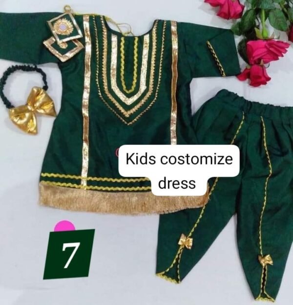 Mommy &Me 3PC Bareeza Lawn Gota Dresses. - Image 8
