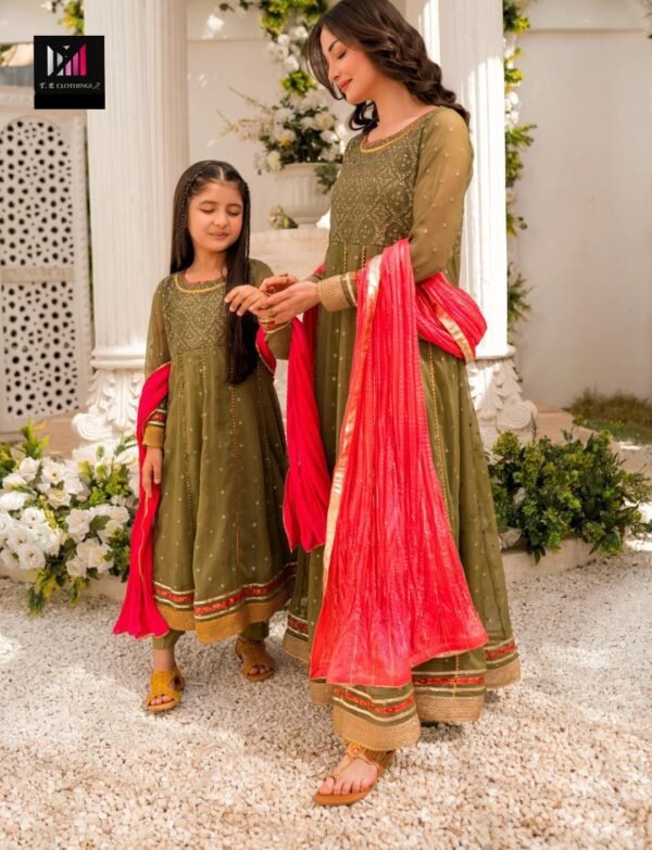 Mother Daughter 3PC Dress.