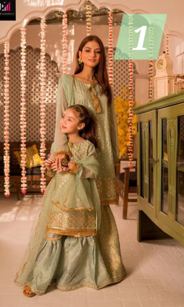 Mother Daughter 3PC Dresses. - Image 2
