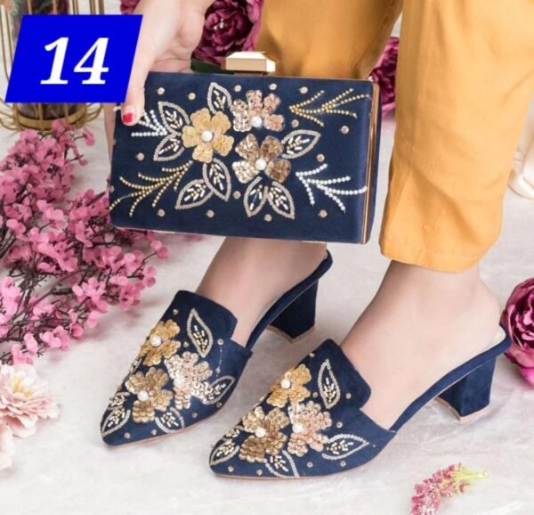 Handwork Shoes & Clutch Combo. - Image 16