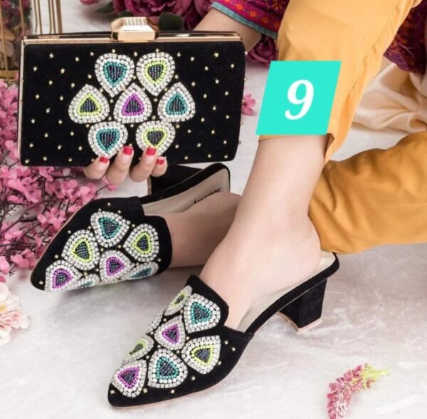 Handwork Shoes & Clutch Combo. - Image 11